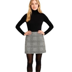 NEW Rachel Zoe Glen Check Skirt 6 Preppy Clueless Gilmore Girls Rachel Green